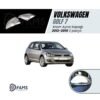 VW Golf 7 Krom Ayna Kapağı 2 Parça 2012-2019 Paslanmaz Çelik