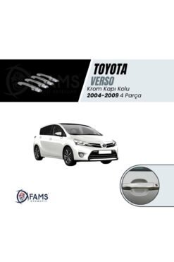 Toyota Verso Uyumlu Krom Kapı Kolu 4 Kapı 2004-2009