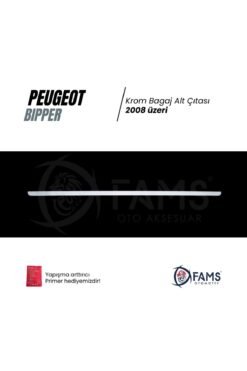Alternative view of Peugeot Bipper Krom Alt Bagaj Çıtası 2008 Üzeri