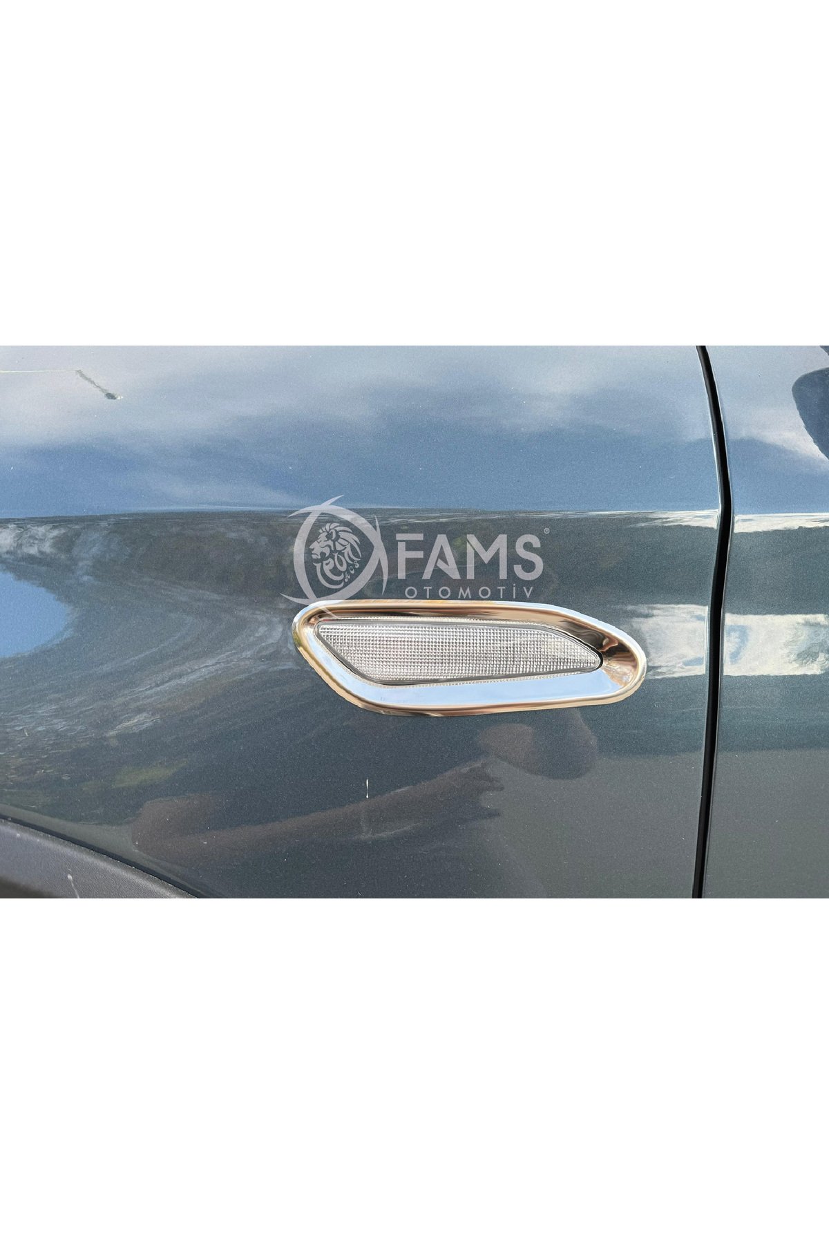 Fi,at, Egea Krom Sinyal Çerçevesi Sis Çerçevesi 2015-2019 Paslanmaz Çelik - Görsel 3