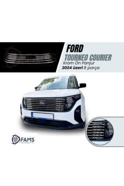 Tourneo Courier Krom Ön Panjur 8 Parça 2024 Üzeri Paslanmaz Çelik