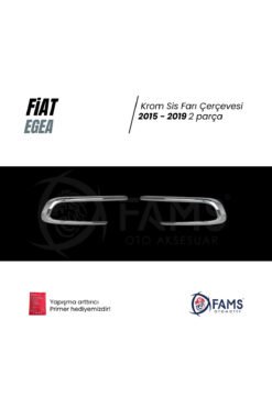 Alternative view of Fiat Egea Krom Sis Farı Çerçevesi 2015-2019 Paslanmaz Çelik