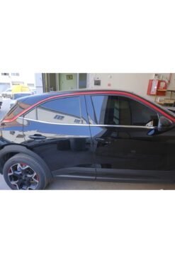 Opel Mokka Krom Cam Çıtası 6 Parça 2020> Paslanmaz Çelik