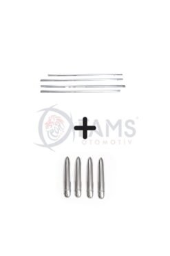 Renaul,t, Megane 2 Krom Aksesuar Seti 2 Parça Paslanmaz Çelik Sedan (CAM ÇITASI KAPI KOLU)