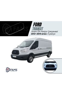 Transit Krom Ön Panjur Çerçevesi 4 Parça 2013-2019 Paslanmaz Çelik