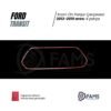 Ford Transit Krom Ön Panjur Çerçevesi 4 Parça 2013-2019 Paslanmaz Çelik - Görsel 4