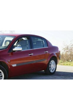 Renault Megane 2 Krom Ayna Kapağı 2 Parça 2002-2009 Uyumlu Arası Paslanmaz Çelik