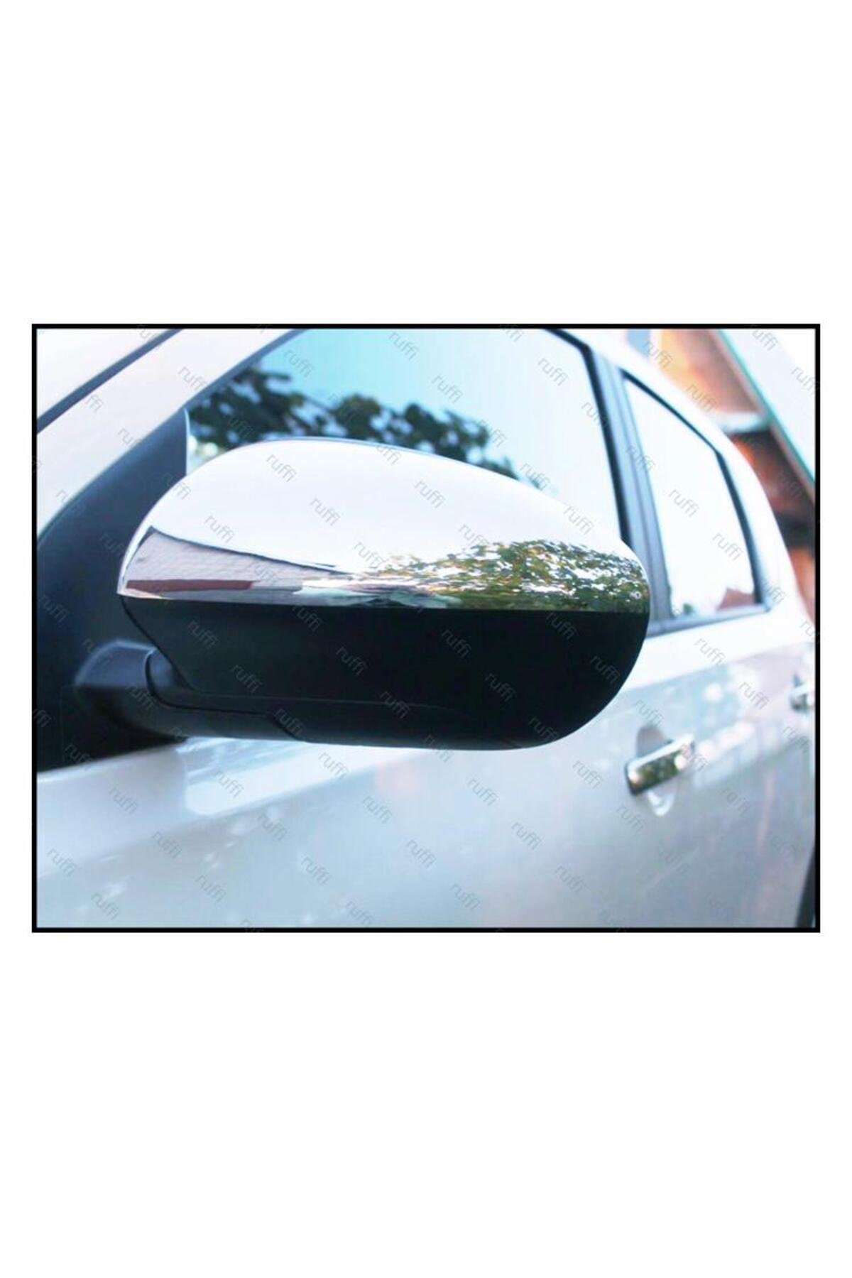 Nissan Qashqai J10 Krom Ayna Kapağı 2 Parça 2007-2014 Paslanmaz Çelik