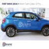 Fiat 500x Krom Cam Çıtası 4 Parça 2014 Ve Üzeri Paslanmaz Çelik