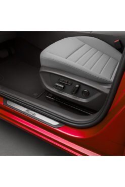 Alternative view of Ford Fiesta MK5 2001-2008 Modeller Krom Kapı Eşiği 4 Parça Paslanmaz Çelik ABS Çerçeve