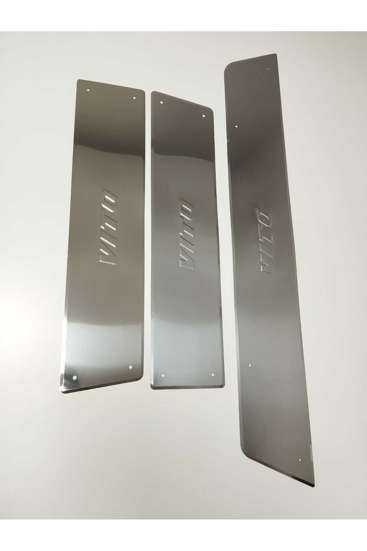 Mercedes Vito W447 Krom Iç Kapı Eşiği 3 Parça 2014> Paslanmaz Çelik - Görsel 3