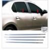 Renault Clio 4 Symbol Krom Cam Çıtası 4 Parça 2012 -2019 Paslanmaz Çelik
