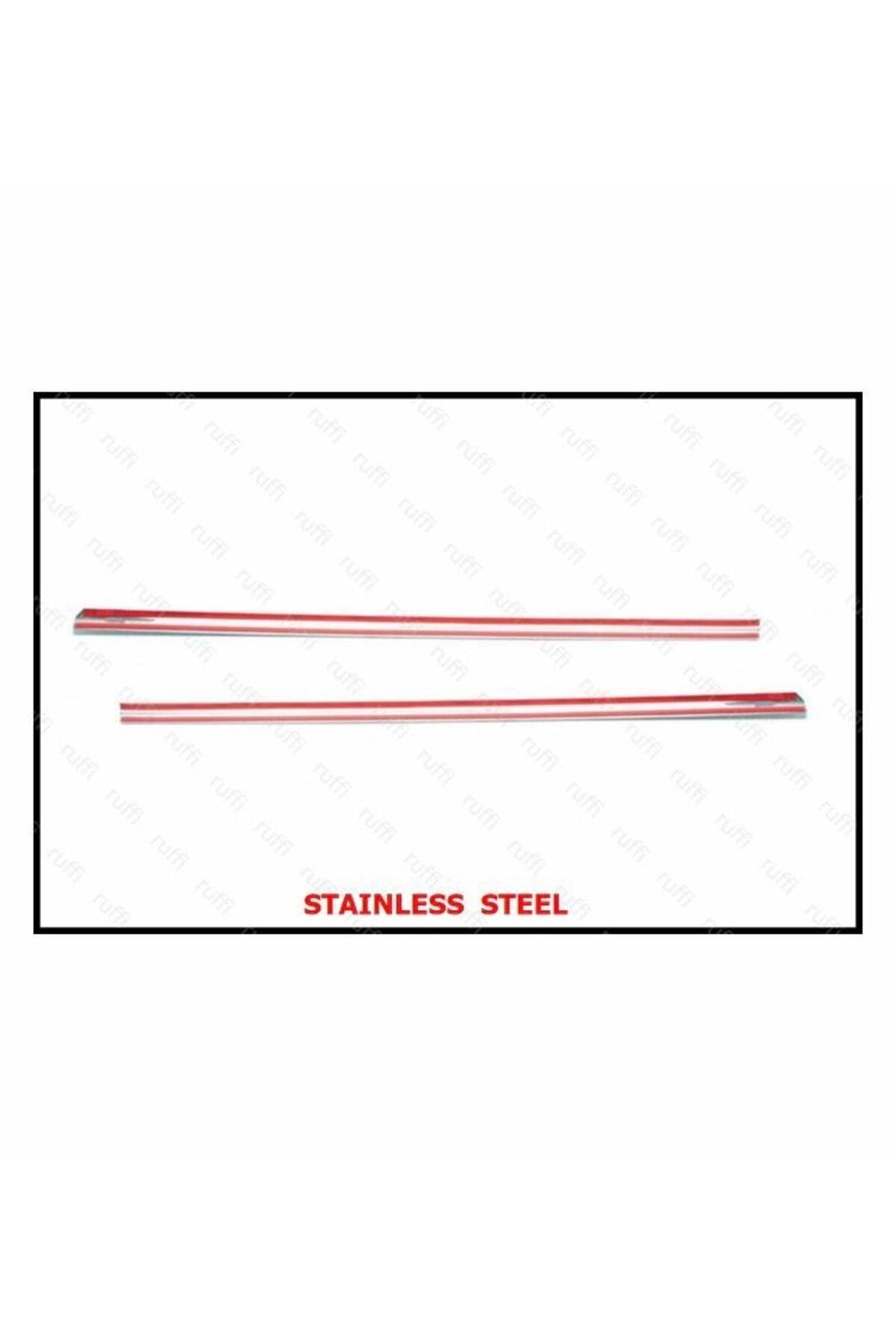 F, Fiesta Krom Cam Çıtası 2 Prç, 2001 - 2008 P, Çelik (COUPE) - Görsel 3