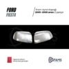 Ford Fiesta Krom Ayna Kapağı 2005-2008 uyumlu Paslanmaz Çelik ( 2 Parça ) - Görsel 2