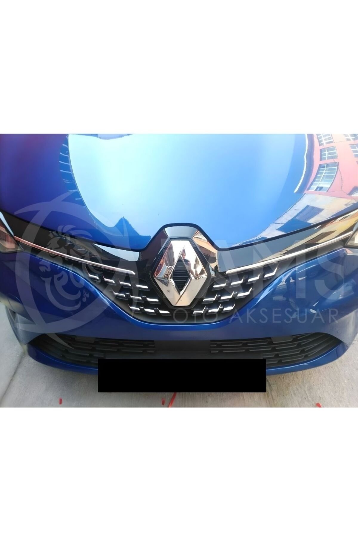 Renault Clio 5 Hb Krom Ön Panjur Izgarası 2019 üzeri 6 Prç, P, Çelik - Görsel 4