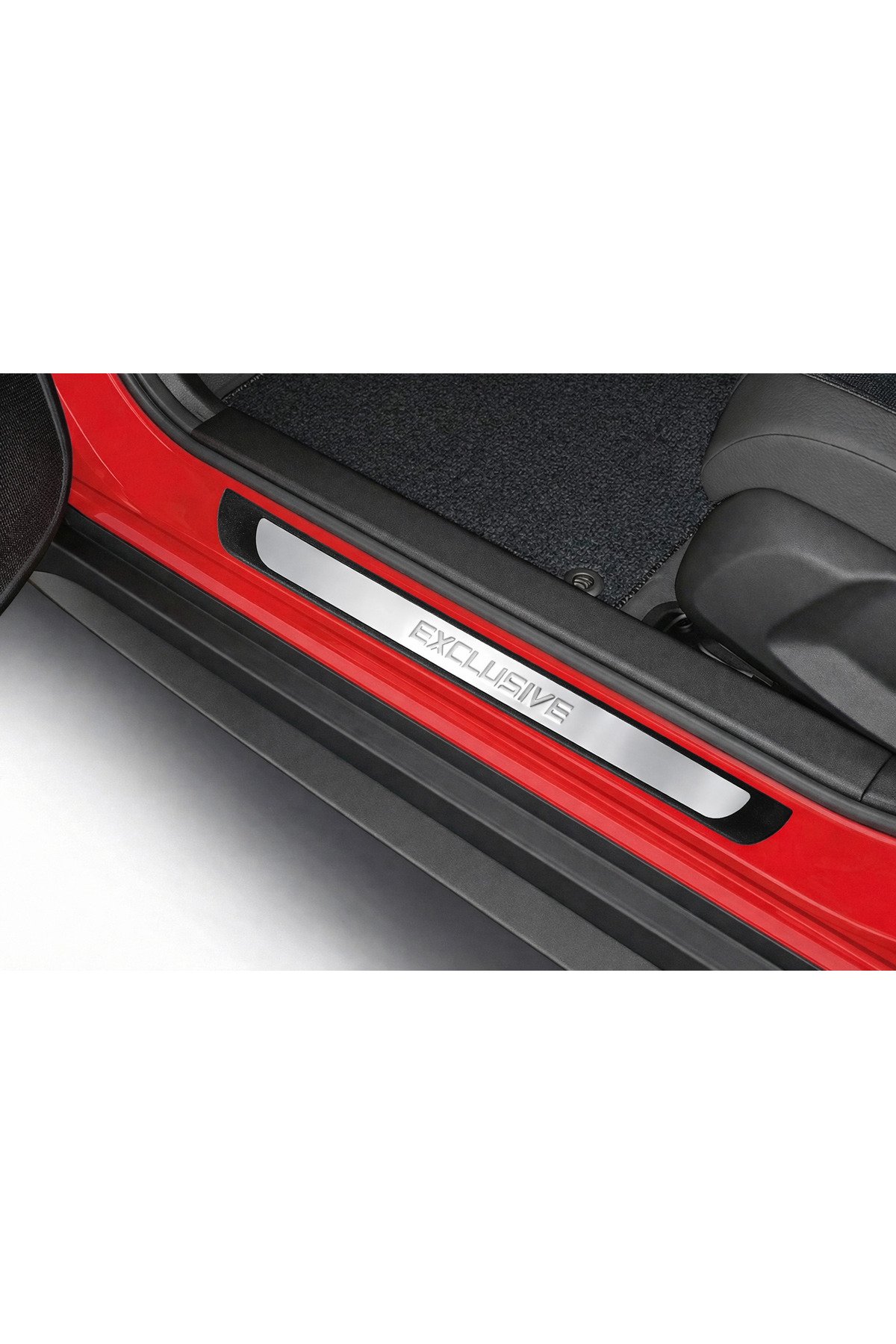 Dacia Stepway 3D Krom + ABS Kapı Eşiği Koruma Exclusive Line 2008-2020 arası 4 Prç P.Çelik (Parlak)