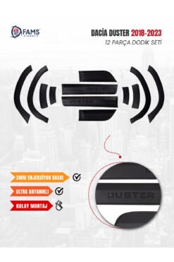 Alternative view of Dacia Duster Uyumlu 2018-2024 Full Dodik Seti 12 Parça (Duster Baskılı)