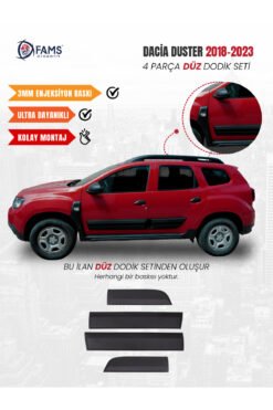 Dacia Duster 2018-2024 Uyumlu Dodik Seti 4 Parça DÜZ (Baskısız)