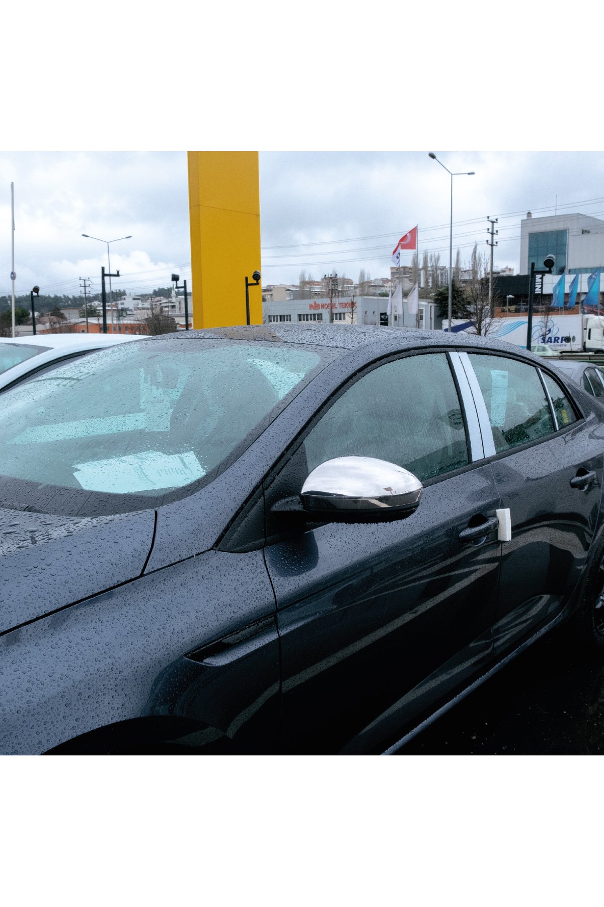 Renault Megane 4 Krom Ayna Kapağı 2 Parça 2015 Ve Üzeri Paslanmaz Çelik - Görsel 4