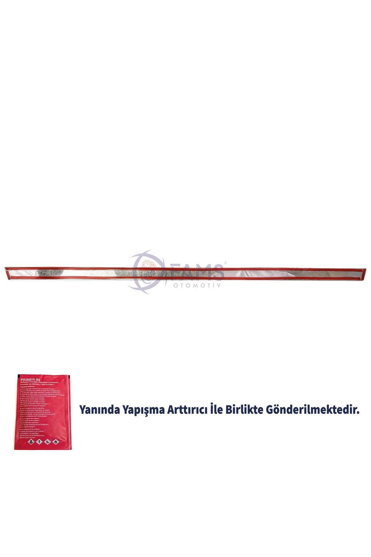 Audi A4 Uyumlu Krom Bagaj Alt Çıtası 2000-2008 Arası Paslanmaz Çelik - Görsel 5