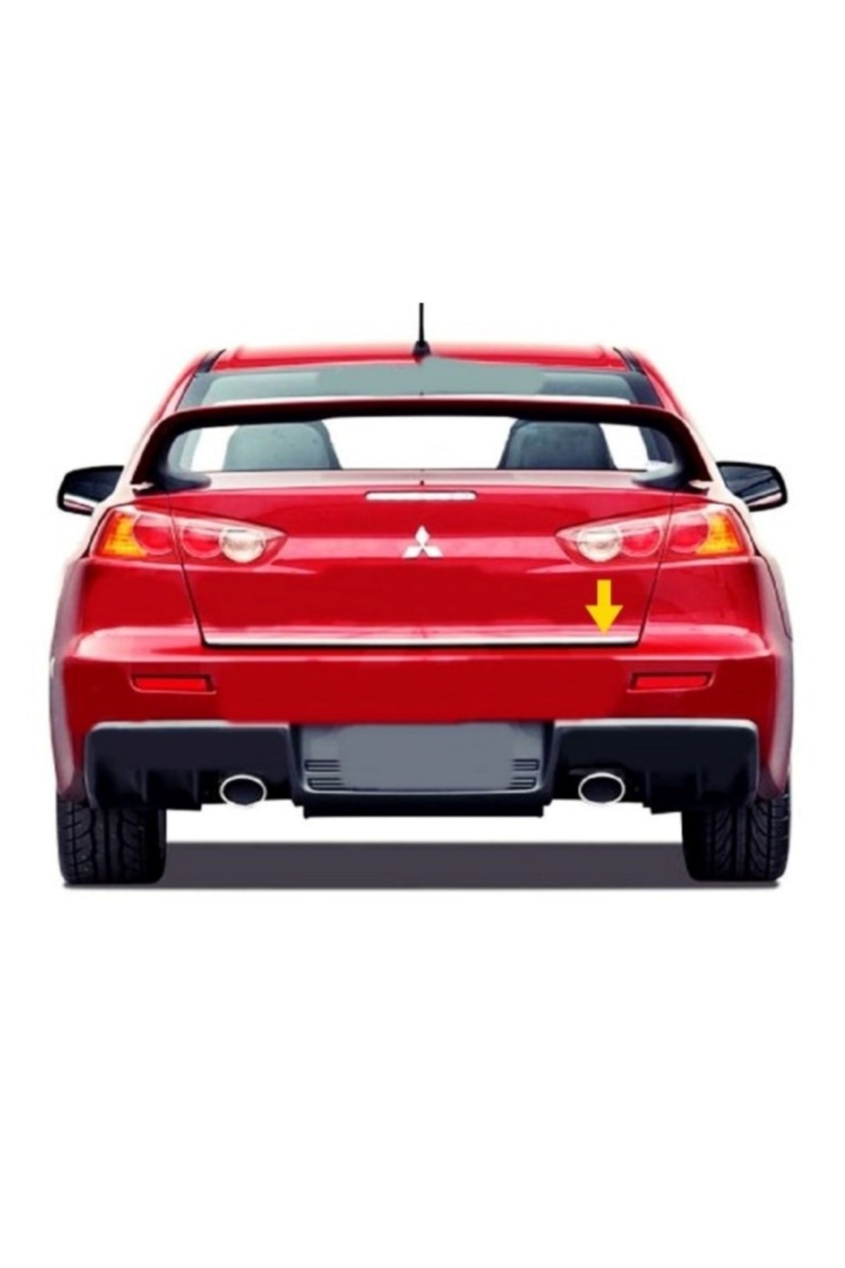 Mitsubishi Lancer Krom Bagaj Alt Çıtası 2000-2007 Arası Paslanmaz Çelik