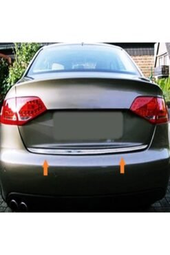 Audi A4 Krom Bagaj Alt Çıtası 2007-2015 Uyumlu Arası Paslanmaz Çelik