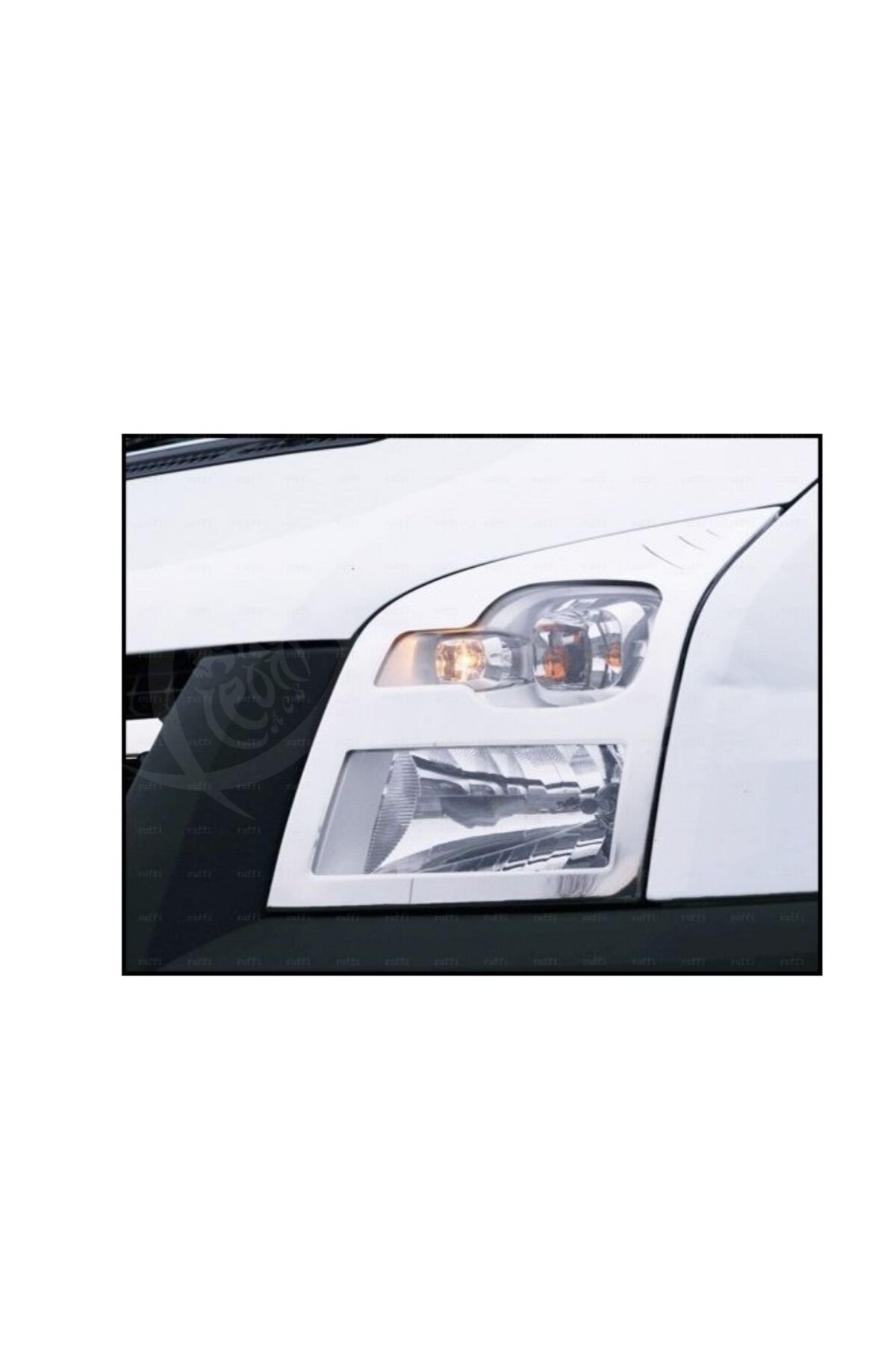 Transit Uyumlu Krom Far Çerçevesi 2 Parça 2006-2014 Paslanmaz Çelik - Görsel 4