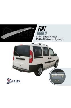 Fiat Doblo Krom Bagaj Çıtası 2006-2010 Arası Paslanmaz Çelik