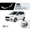 F, Courier Krom Sis Farı Çerçevesi 2 Parça 2018-2023 Paslanmaz Çelik