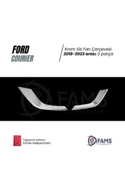 Alternative view of F, Courier Krom Sis Farı Çerçevesi 2 Parça 2018-2023 Paslanmaz Çelik