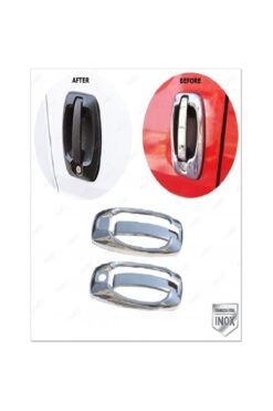 Citroen Jumper Uyumlu Krom Kapı Kolu Çerçeve 2 Kapı 2006 Üzeri Paslanmaz Çelik