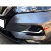 Nissan Qashqai 2017-2020 Sis Far Çıtası 2 Parça Paslanmaz Çelik - Görsel 2
