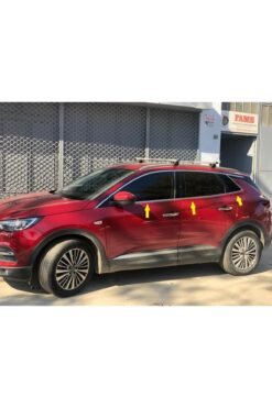 Opel Grandland X Krom Cam Alt Çıtası 6 Parça 2017 Ve Üzeri Paslanmaz Çelik