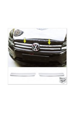 Vw Caddy Krom Ön Panjur 2 Parça 2015 Ve Üzeri Paslanmaz Çelik