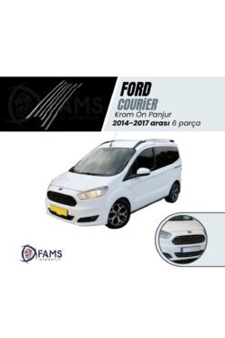 Tourneo Courier Krom Ön Panjur 6 Prç, 2014-2017 Paslanmaz Çelik (ince)