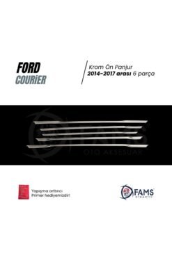 Alternative view of Tourneo Courier Krom Ön Panjur 6 Prç, 2014-2017 Paslanmaz Çelik (ince)