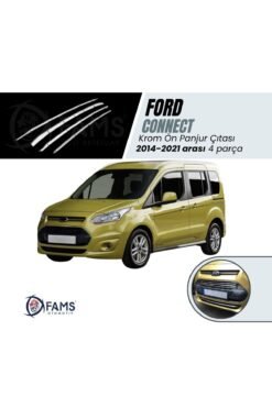 Connect Krom Ön Tampon Çıtası 4 Prç, 2014-2021 Arası Uyumlu Paslanmaz Çelik