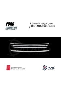 Alternative view of Connect Krom Ön Tampon Çıtası 4 Prç, 2014-2021 Arası Uyumlu Paslanmaz Çelik