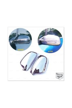 Peugeot 407 Krom Ayna Kapağı 2 Prç, 2004-2010 Paslanmaz Çelik