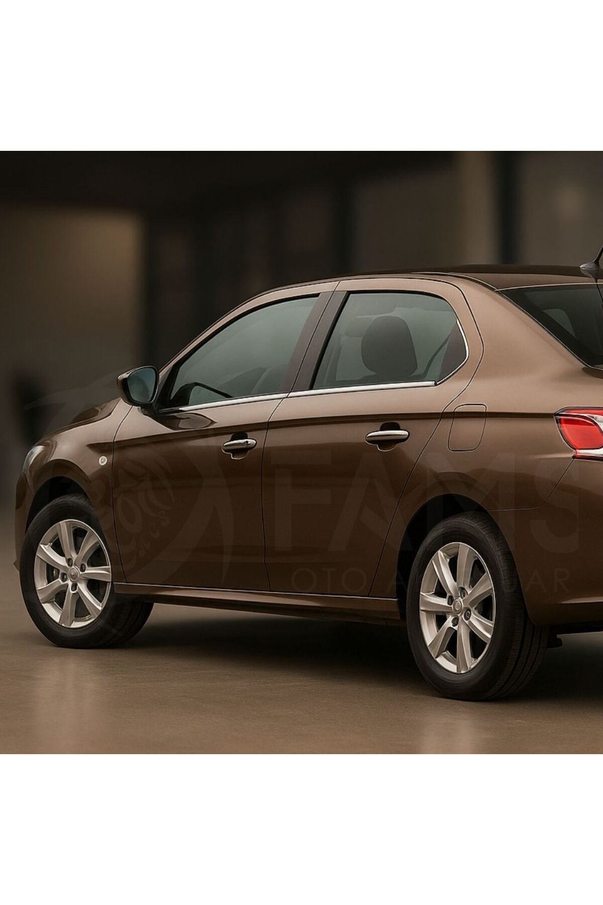 Peugeot 301 Krom Cam Çıtası 6 Parça 2012 Ve Üzeri P,çelik - Görsel 4