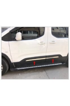 Peugeot Rifter Krom Yan Kapı Çıtası 4 Prç, 2018 Üzeri P,çelik