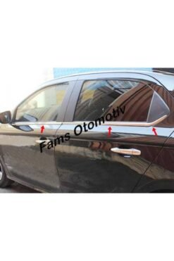 Citroen C-elysee Krom Cam Çıtası 6 Parça 2012 Üzeri P,çelik