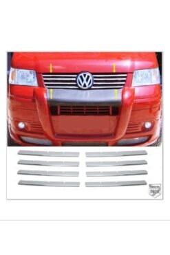Vw T5 Transporter Krom Ön Panjur 8 Prç, 2003-2010 P, Çelik