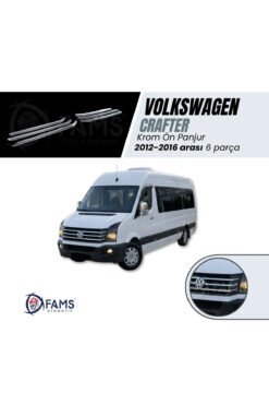 Vw Crafter Krom Ön Panjur 6 Prç, 2012-2016 Arası Paslanmaz Çelik