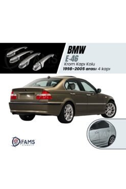 Bmw E-46 Krom Kapı Kolu 4 Kapı 1998-2005 P,çelik uyumlu