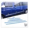 Vw T5 Multivan Uyumlu Krom Yan Kapı Çıtası 7 Prç 2003-2015 P,çelik (UZUN ŞASE) - Görsel 2