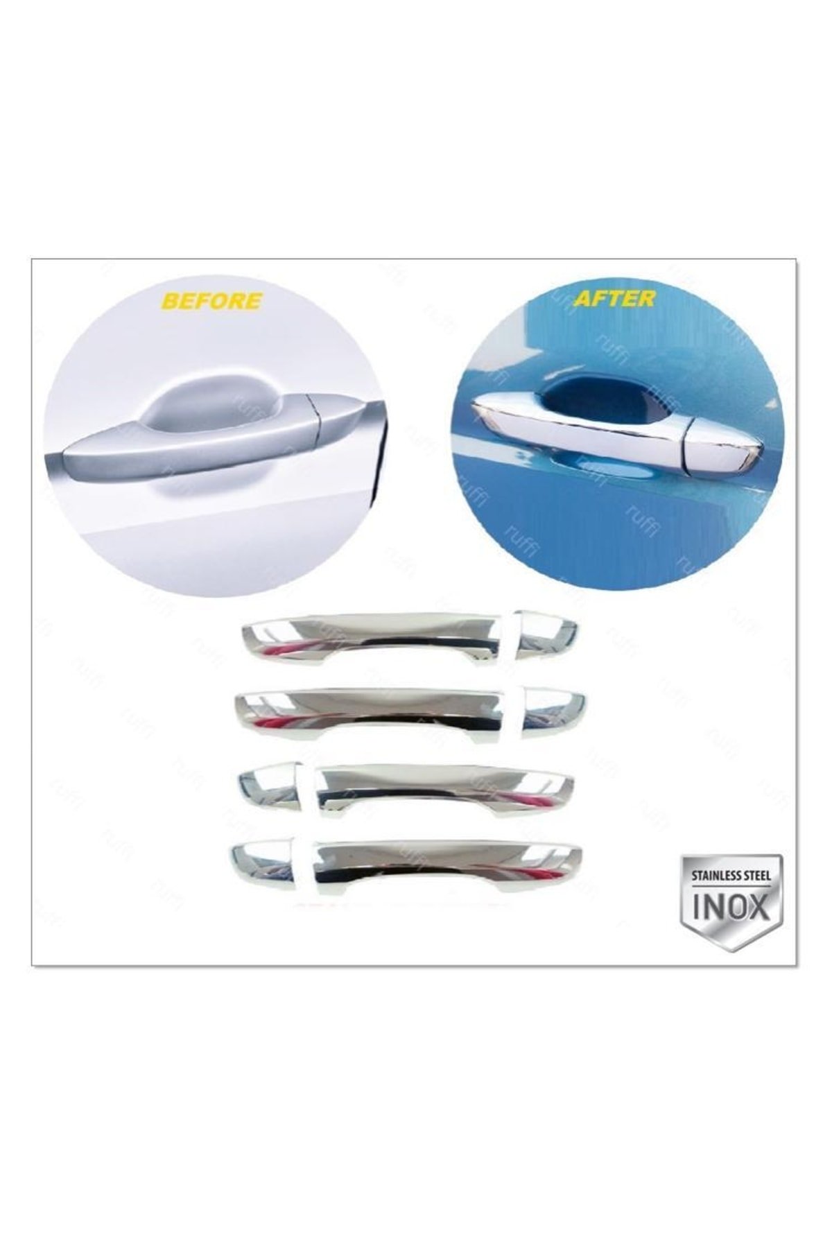 Vw Passat B8 Krom Kapı Kolu 4 Kapı 2015 Üzeri P, Çelik