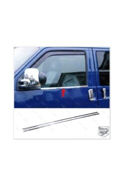 Vw T4 Transporter Krom Cam Çıtası 2 Prç, 1995-2003 P, Çelik Uyumlu