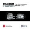 Vw T4 Transporter Abs Krom Ayna Kapağı 2 Prç, 1995-2003 - Görsel 2