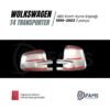 Vw T4 Transporter Abs Krom Ayna Kapağı 2 Prç, 1995-2003 - Görsel 3
